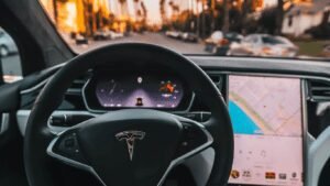 Tesla Car interior