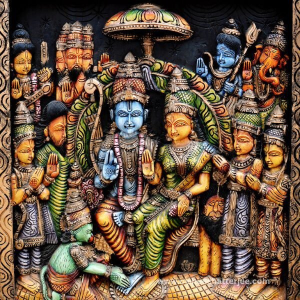 Idol of Lord Rama and Sita Maa