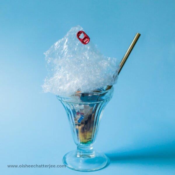 Icecream made of plastic 