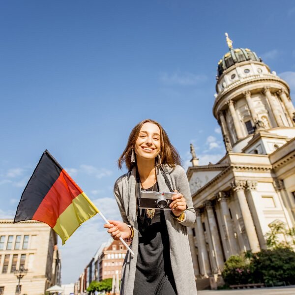 A Happy German Girl