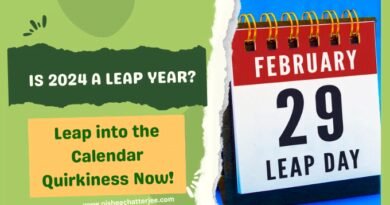 The image describes the topic of the blog that is about leap year