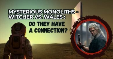 The image describes the topic of Monoliths and it's con ection with Witcher