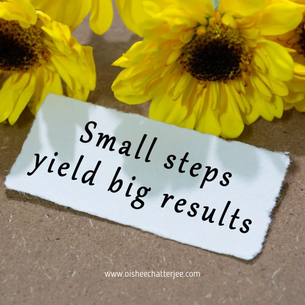 Small steps yield big results 