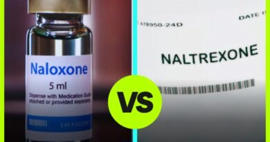 The image explains the topic of the blog is about the difference between Naloxone and Naltrexone