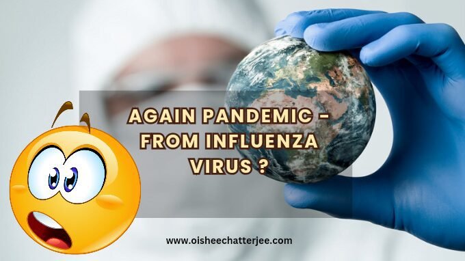 The image shows that the post is about influenza pandemic