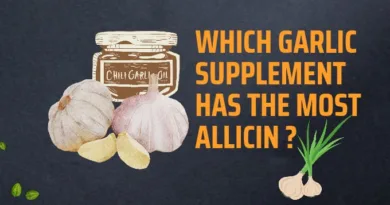 Image of garlic is given along with blog topic