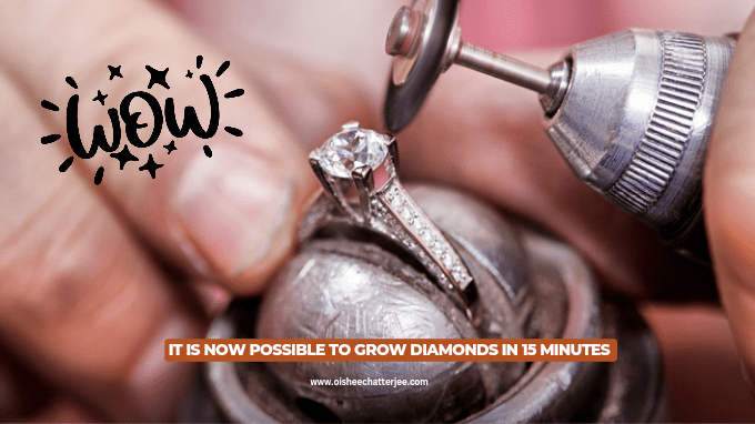 The image shows that the blog is based on making diamonds formed